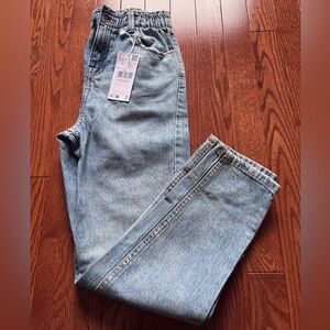 Mango Girls Paperbag Jeans Girls Size 10 New